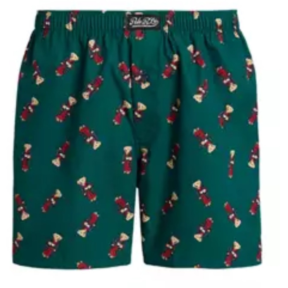 Polo Ralph Lauren Woven Allover Print Bear Boxers Size S